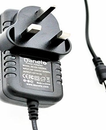 Danelo Genuine Danelo 12v Power Supply for 2A iWantit iW250 iPod Speakers Dock Docking Station