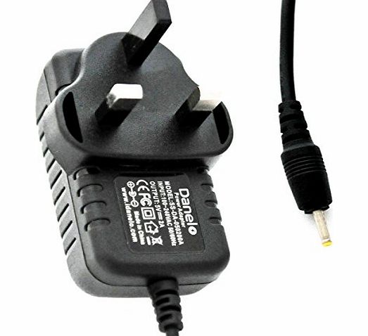 Danelo Genuine Danelo 5V Mains AC Adaptor Charger for Phillips 8gb go gear vibe mp4/mp3 player sa4vbe