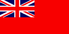 Red Naval Ensign Flag 7.5 x 5cm Key Ring