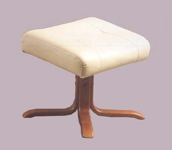 Daneway Admiral Leather Footstool