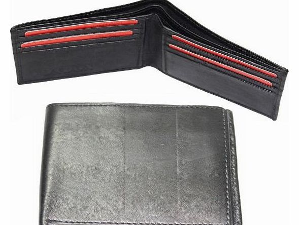 Dani Online Business MENS FORMAL JACKET SOFT BLACK LEATHER FOLDING PURSE CARD HOLDER WALLET RM10