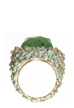 Danielademarchi Jade Cocktail Ring by Danielademarchi