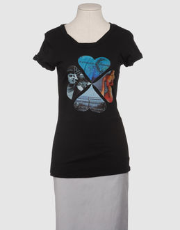 DANIELE ALESSANDRINI DENIM TOPWEAR Short sleeve t-shirts WOMEN on YOOX.COM