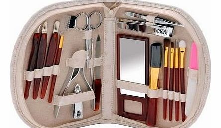 Danielle Ladies Manicure Set Ivory Ostrich