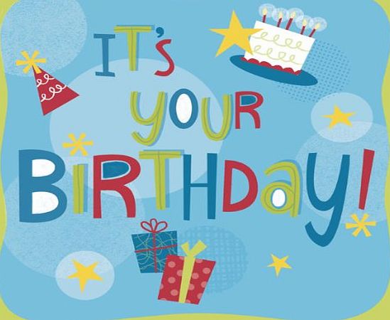 Cake And Candles Pop Up Sound Birthday Card