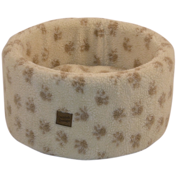 DanishDesigns Danish Designs Cat Cosy Fleece Bed Cream Small