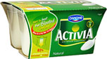 Danone Activia Bio Natural Yogurt (4x125g)