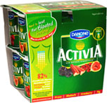 Danone Activia Weekly Red Fruit Bio Yogurt