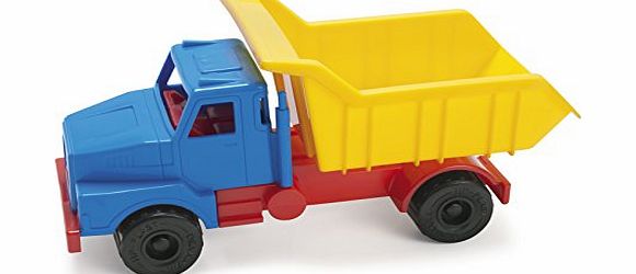 Dantoy  TIPPER TRUCK 21cm - red, yellow, blue tipper lorry