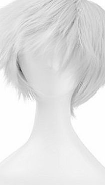 DAOKAI Tokyo Ghoul Kaneki Ken Sakata Gintoki soul Gintama Cosplay Short Straight Wig Silver Grey with free cap