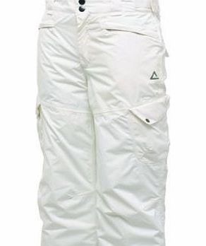 Dare 2b Dare2b Stomp it Out Boys Girls Childrens Kids Waterproof and Breathable Trouser Ski and Snowboarding Salopettes (White, Youth 26``)
