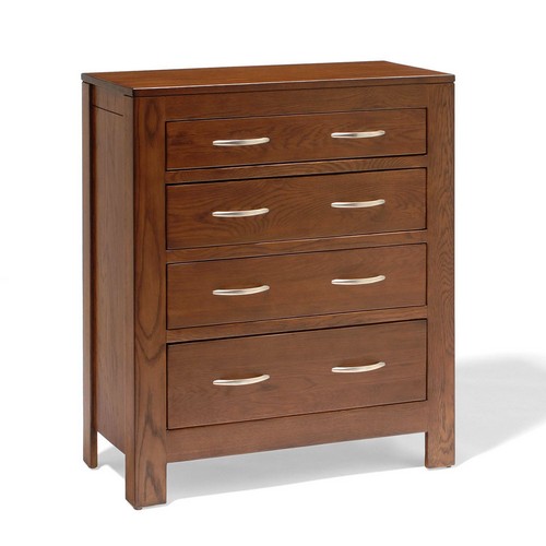 Dark Contemporary Oak 4 Drawer Chest 332.016