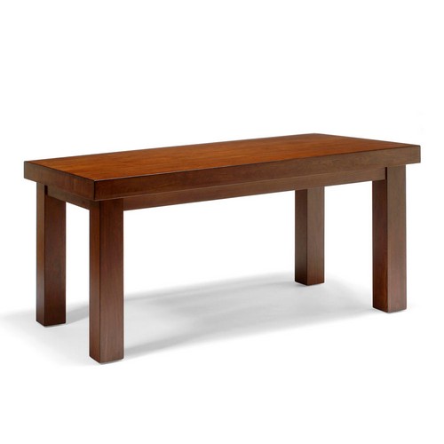 Dark Contemporary Oak Extending Dining Table