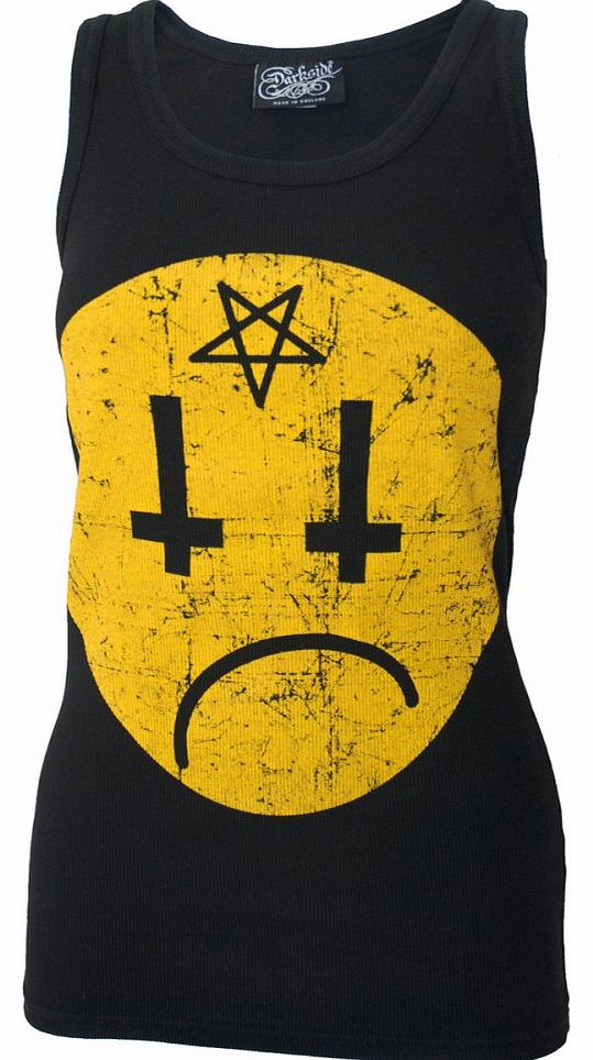 Darkside Clothing Satanic Smiley Beater Vest