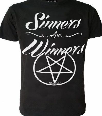 Darkside Clothing Sinners Are Winners T-Shirt - Size: M