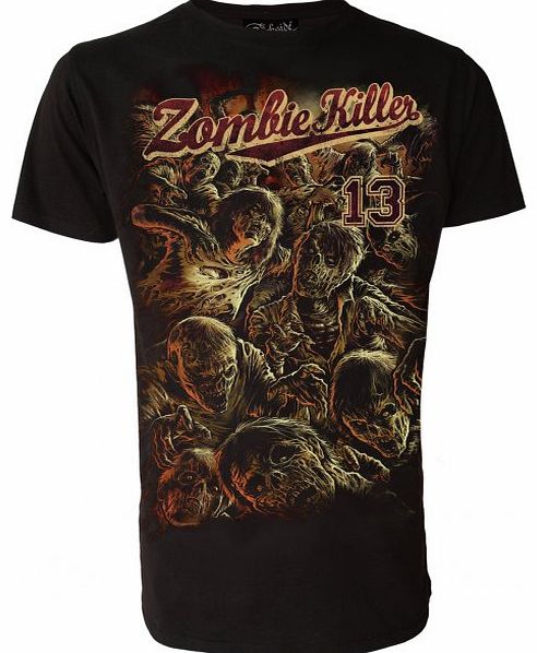 Darkside Clothing Zombie Killer Red T-Shirt 8967