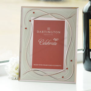 Dartington Celebrate Photo Frame Ruby