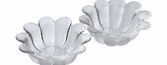 Dartington Crystal Daisy Globe Bowls, Set of 2