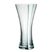 Dartington Large Teal Glass Vase