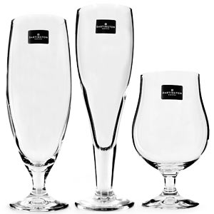 Dartington Three Cheers for Beer Glasses