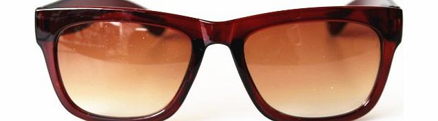 Darzzling Unisex Classic Retro Sunglasses Brown