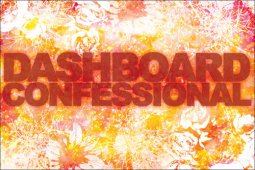 DASHBOARD CONFESSIONAL Logo Music Poster