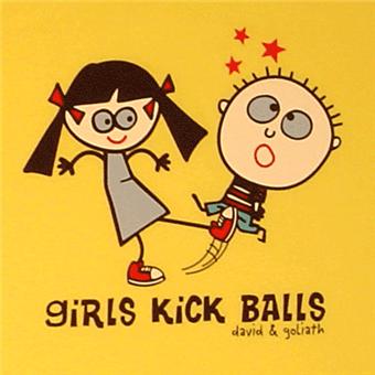 David and Goliath Girls Kick Balls Tee