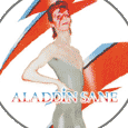 David Bowie Aladdin Sane Button Badges