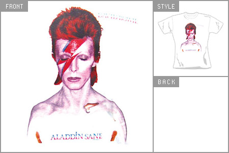 David Bowie (Aladin Sane) Skinny Fit T-shirt
