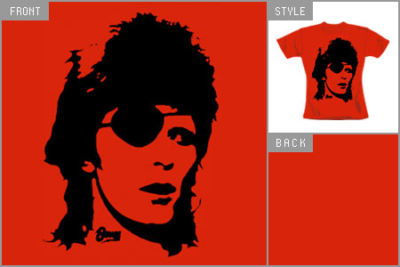 david bowie (Big Face) Skinny Fit T-shirt