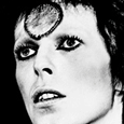 David Bowie Black and White Button