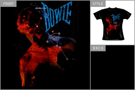 David Bowie (Champ) Girls T-Shirt cid_6708SKBP