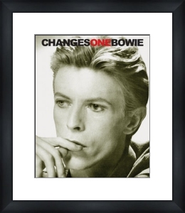 DAVID BOWIE Changes One - Custom Framed Print Framed Music Prints and Poster