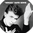 David Bowie Heroes Button Badges