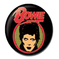David Bowie Retro Button Badges