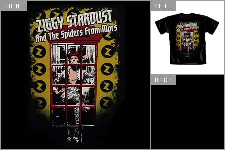 David Bowie (Ziggy Stardust) T-shirt cid_5353TSBP