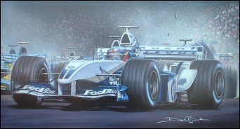 Juan Pablo Montoya ``Just Perfect`` Print