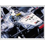 David Coulthard Double Victory print by Colin Carter