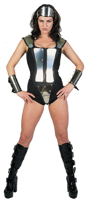 Ladies Metal Micro Shorts