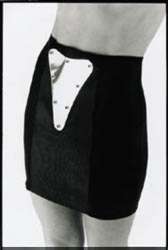 Metal Front Pad Mini Skirt