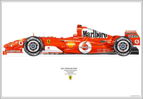David Wilson -2005 Ferrari F2005-R.Barrichello