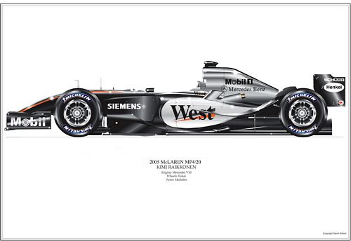 David Wilson -2005 McLaren MP4/20-J.P.Montoya