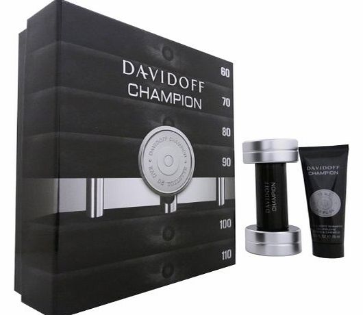Davidoff Champion EDT Spray 90ml/ Hair and Body Shampoo 75ml