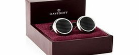 Davidoff Velero Horizon black steel cufflinks