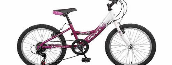 Dawes Venus Girls 20 Inch Wheel Kids Bike