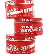 Dax Wax Red Wave And Groom Triple Pack