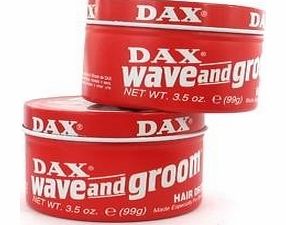 Dax Wax Red Wave And Groom Twin Pack