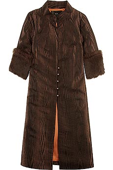 DAY Birger et Mikkelsen Lapin trim Mandarin coat
