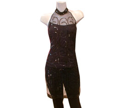 Halter neck apron wrap top