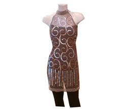 Womens Halter neck apron wrap top